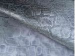 Pelle stampata pitone colore Acciaio – sp.2.0