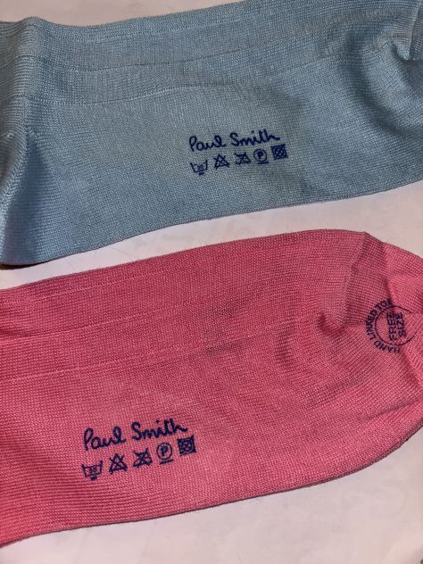 2 PAIA DI CALZE NUOVE DA UOMO LEGGERE FIRMATE ORIGINALI:”PAUL SMITH”MADE IN ITAL - Foto 9
