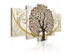 Quadro Albero A Cuoricini 100x50 E 200x100 ARREDALACASQA