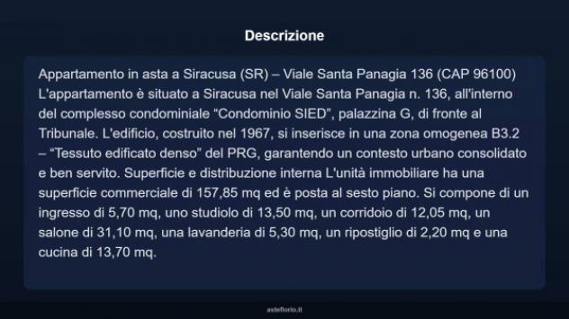 Immobile in asta di 157 m² in vendita a Siracusa - Foto 7