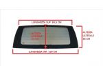 107429 LUNOTTO VETRO CRISTALLO POSTERIORE TERMICO COLORATO JDM ABACA