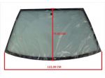 KIN763001001 PARABREZZA VETRO CRISTALLO ANTERIORE COLORATO ITALCAR T2 T3