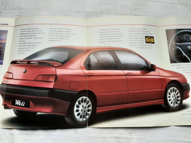 ALFA ROMEO 146 TI DEPLIANT ORIGINALE - Foto 2