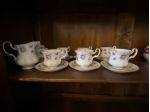 Servizio da caffe’ Royal Albert Sweets Violets