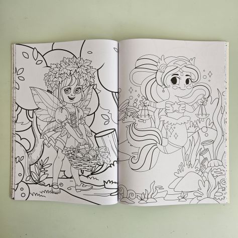 Libro da Colorare, Colouring Book - Sirenetta A4 - 2026 - TRACCIATA!! - Foto 2
