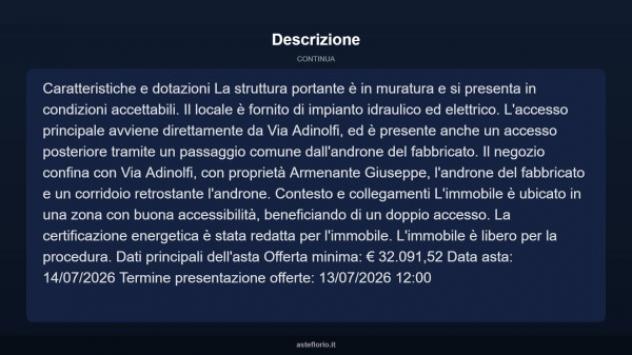 Immobile in asta di 27 m² in vendita a Cava de' Tirreni - Foto 4