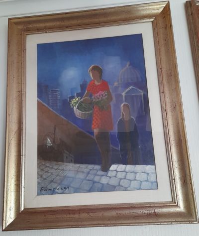Fantuzzi olio su tela 50x70 autenticato - Foto 8