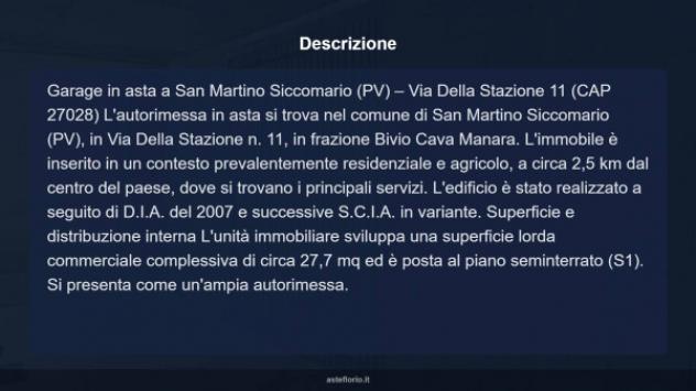 Immobile in asta di 27 m² in vendita a San Martino Siccomario - Foto 5