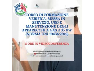 UNI 10436: Verifica e manutenzione di apparecchi a gas fino a 35 Kw