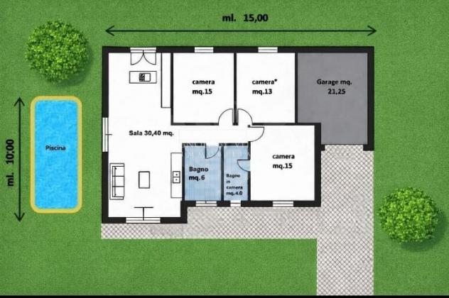 VILLA di 6 vani e di 170 mq (PIETRASANTA) rif. 060 - Foto 4