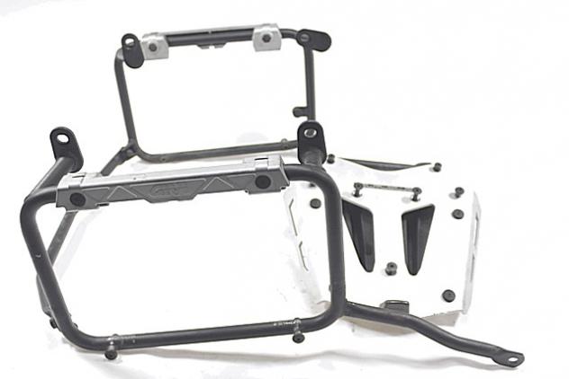 PORTAVALIGIE LATERALI E CENTRALE GIVI MONOKEY YAMAHA XT1200ZE SUPER TENERE 2015 - 2016 PL2119CAM SRA2101 ALLUMINIUM LUGGAGE RACK