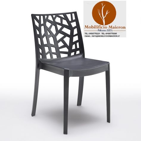 Set Cremona Per Arredo Bar Ristorante Pizzeria Tavoli HPL Sedie Polipropilene - Foto 4