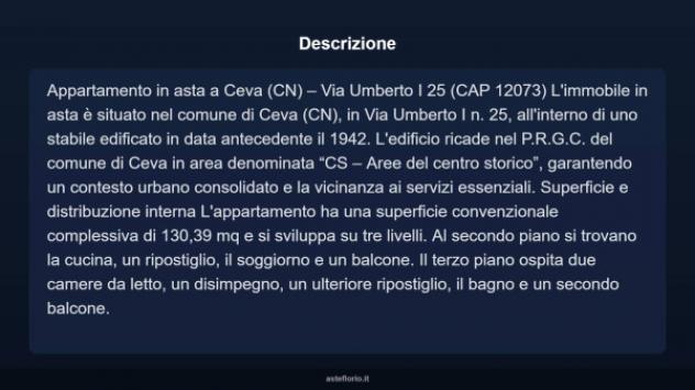 Immobile in asta di 130 m² con più di 5 locali in vendita a Ceva - Foto 4
