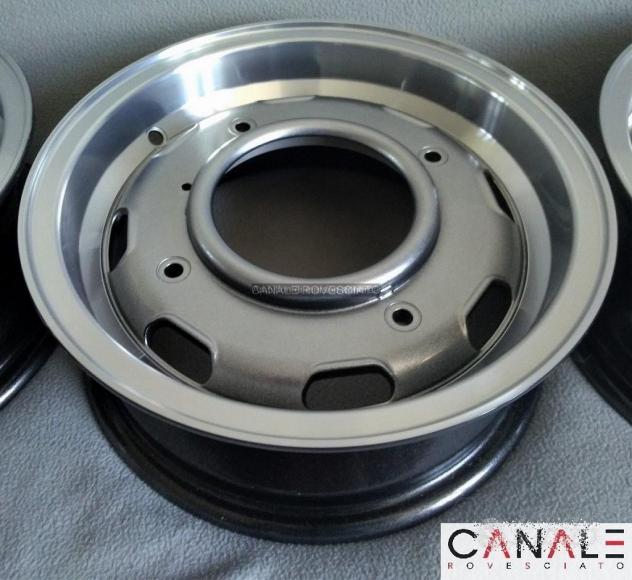 Cerchi mm 4,5x 12 et25 4x190 fiat 500 l f r - Foto 5