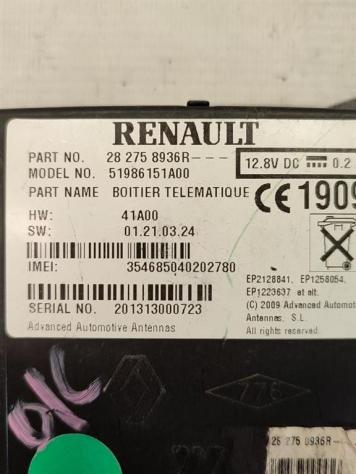 NAVIGATORE RENAULT Captur Serie 282758936R (1319) - Foto 2