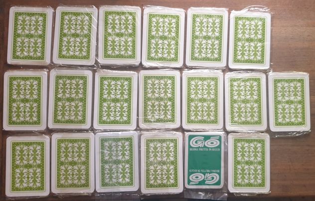 Lotto 19 mazzetti di carte da gioco sigillati da collezione - Foto 2