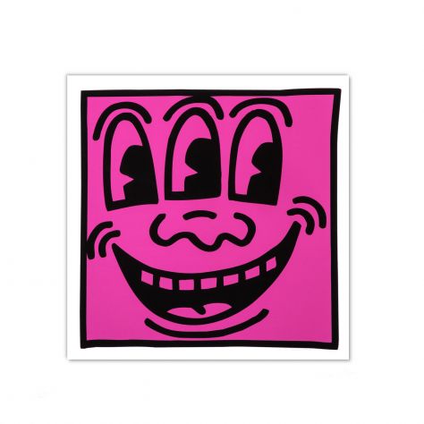 Quadro Pop Art dipinto a mano di Keith Haring - Foto 2