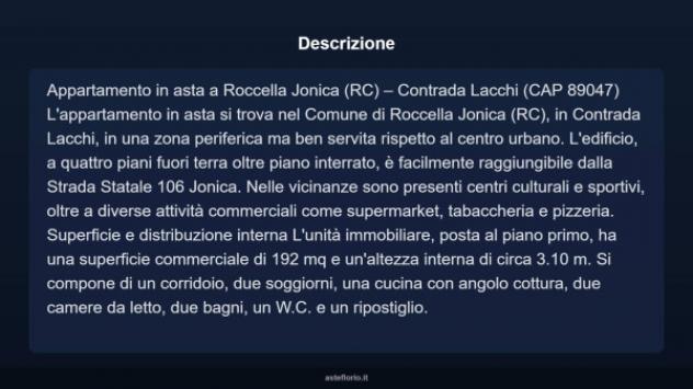 Immobile in asta di 192 m² in vendita a Roccella Ionica - Foto 4