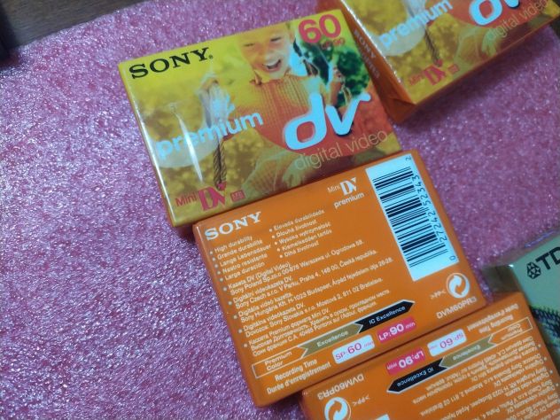 NUOVI nastri mini DV Digital8 Hi-8 Sony TDK Panasonic - Foto 7