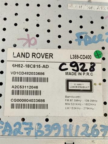 AUTORADIO LAND ROVER Freelander 3° Serie 6H52-18C815-AD 224DT (0611) - Foto 5