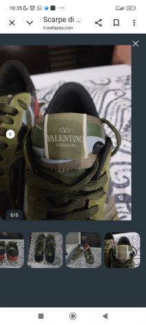 Sneaker Valentino Garavani Camouflage Usate solo 3 volte (Pari al