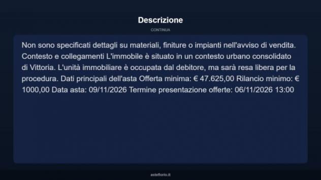 Immobile in asta di 123 m², box auto in vendita a Vittoria - Foto 4