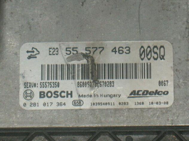 55577463 ECU CHEVROLET CORSA D 1.3 CDTI 55577463 55575350 0281017364 - Foto 2