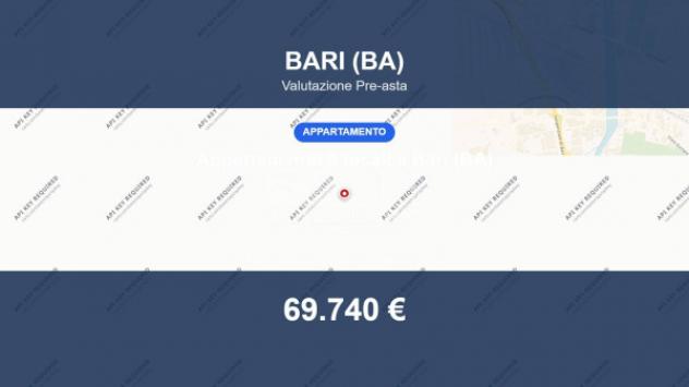 Immobile in asta di 96 m² in vendita a Bari