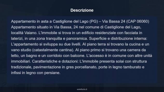 Immobile in asta di 48 m² in vendita a Castiglione del Lago - Foto 11