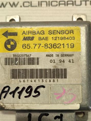 CENTRALINA AIRBAG BMW Serie 5 E34 Berlina 65.77-8362119 (8895) - Foto 2