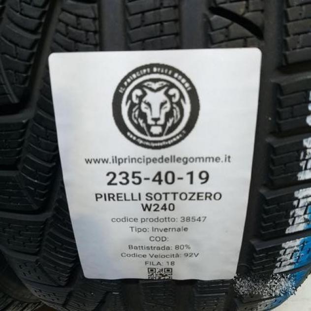2 gomme 235 40 19 pirelli a38547 - Foto 2