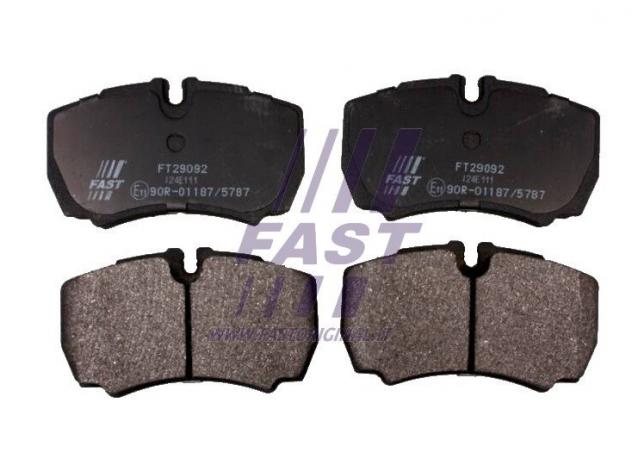 PASTIGLIE FRENO IVECO DAILY 00 POSTERIORE SENZA SENSORE 29L / 35C / 50C FT29092 Meccanica  Impianto frenante  Freni  Pastiglie freni pos
