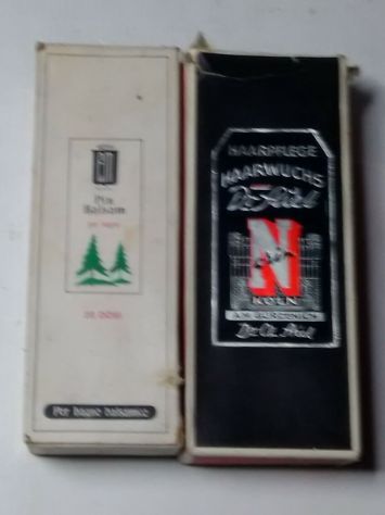 2 prodotti vintage anni 60 usati e parzialmente utilizzati da collezione