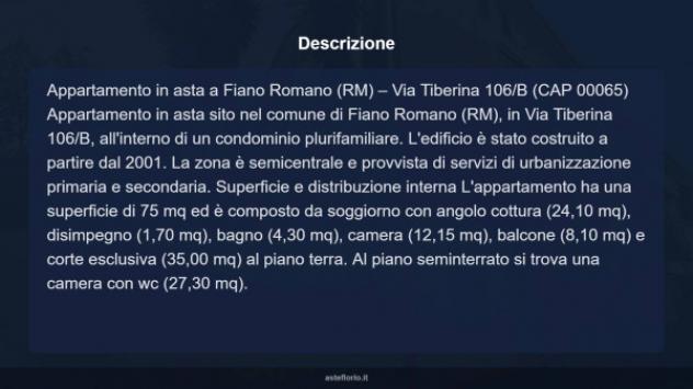 Immobile in asta di 75 m² in vendita a Fiano Romano - Foto 18