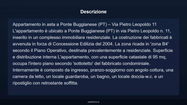 Immobile in asta di 95 m² in vendita a Ponte Buggianese - Foto 18