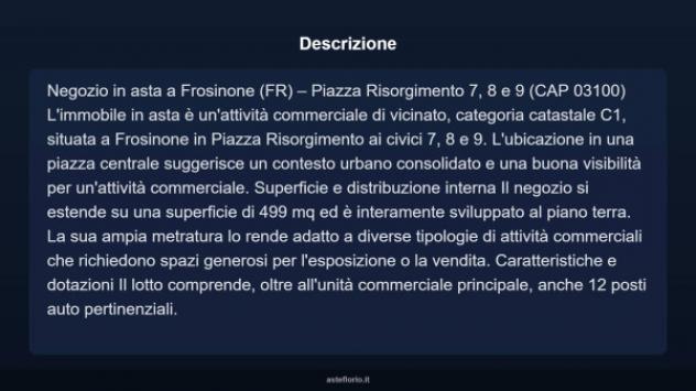 Immobile in asta di 499 m² in vendita a Frosinone - Foto 4