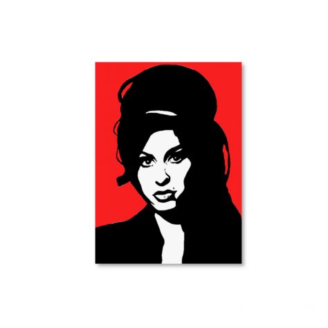 Quadro Amy Winehouse dipinto a mano pop art - Foto 2