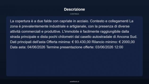 Immobile in asta di 647 m² in vendita a Osimo - Foto 4