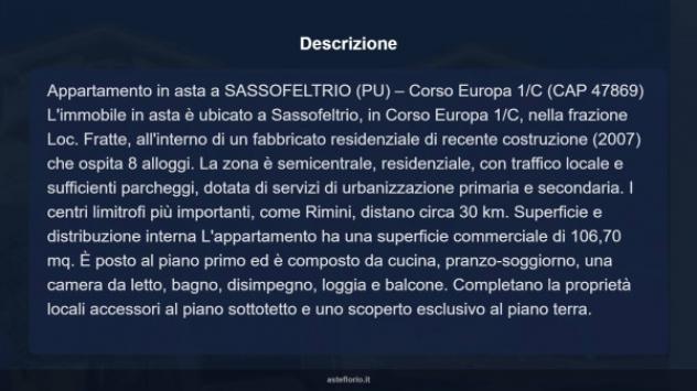 Immobile in asta di 106 m², box auto in vendita a Sassofeltrio - Foto 16