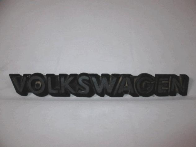 LOGO FREGIO SCRITTA "VOLKSWAGEN"POSTERIORE VOLKSWAGEN GOLF 2 1.6 B RICAMBIO USATO