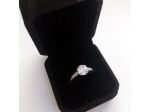 Anello in oro bianco con diamante da 2 carati