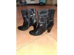 Stivaletti alla caviglia Tronchetti Donna vera pelle Tacco 9 cm Donna Loka N.39