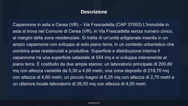 Immobile in asta di 554 m² in vendita a Cerea - Foto 8