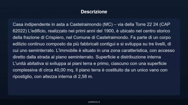 Immobile in asta di 76 m² in vendita a Castelraimondo - Foto 3