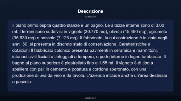 Immobile in asta di 89425 m² in vendita a Villanovafranca - Foto 4