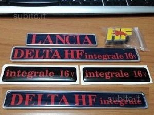 Kit adesivi carrozzeria lancia delta hf integrale 4 wd 8 valvole - Foto 9