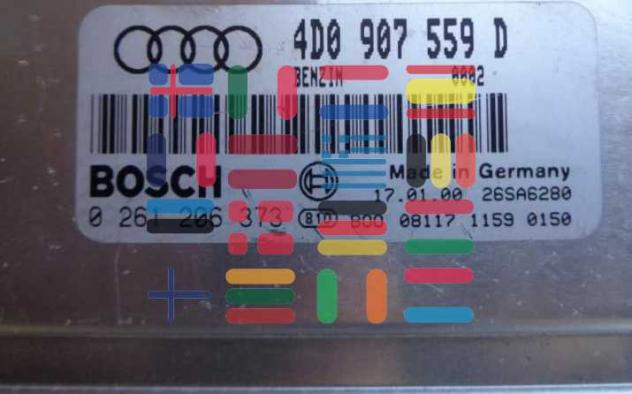 0261206373 4D0907559D Audi A6 centralina motore Bosch - Foto 2