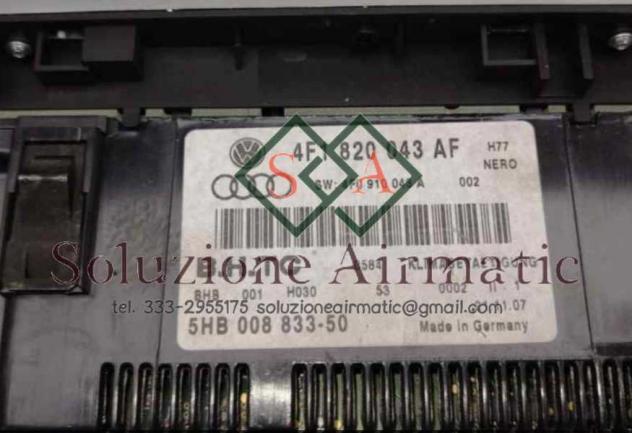 4F1820043AF 5HB00883350 Audi A6 3.0 TDI centralina comando clima Hella - Foto 4