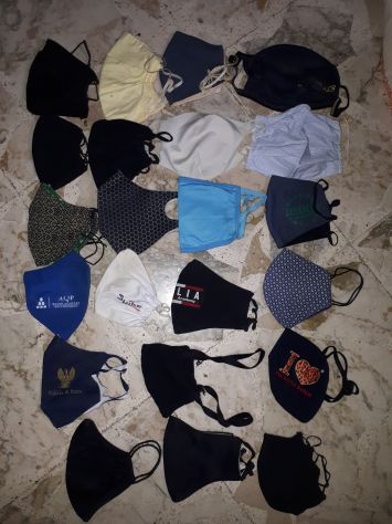Collezione 20 Mascherine lavabili e lavate post-Covid Uomo - Foto 2