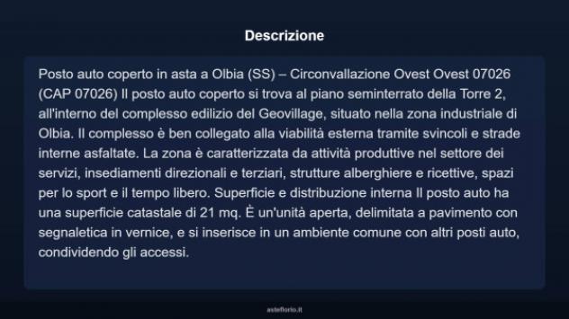 Immobile in asta di 21 m² in vendita a Olbia - Foto 6
